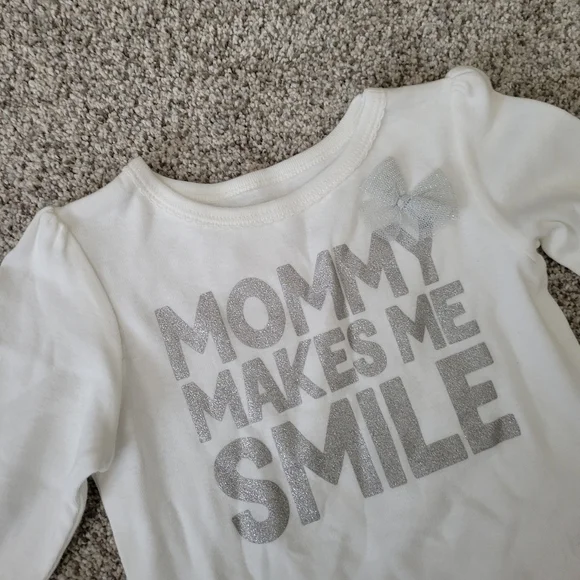 Carter's Mommy Makes Me Smile Pants Long Sleeve Set 24M NWT - Picture 2 of 8